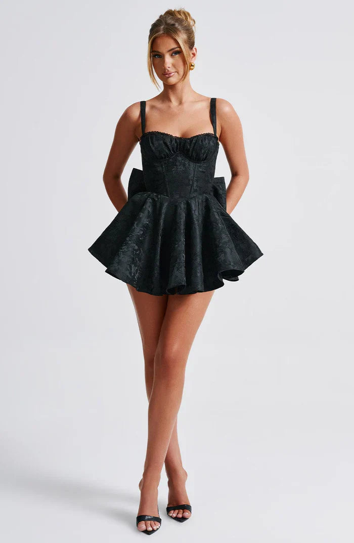 EMELIE MINI DRESS - BLACK