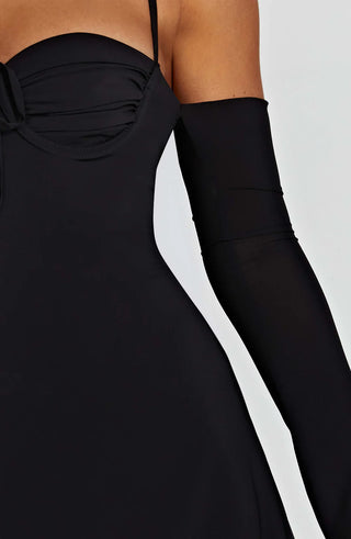 SABRINA MINI DRESS - BLACK