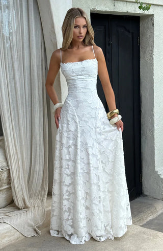 FRANCIS MAXI DRESS - WHITE