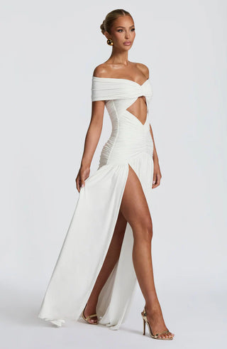 KATHRYN MAXI DRESS - WHITE