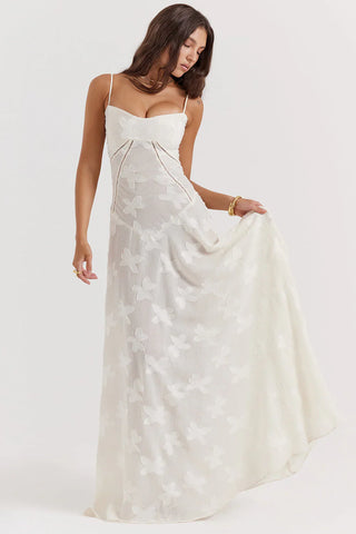 MYA MAXI DRESS - WHITE