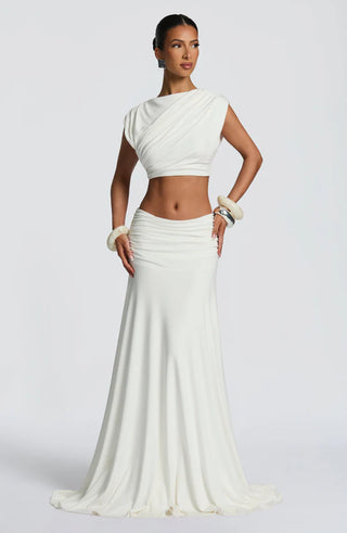 PAIGE MAXI DRESS - WHITE