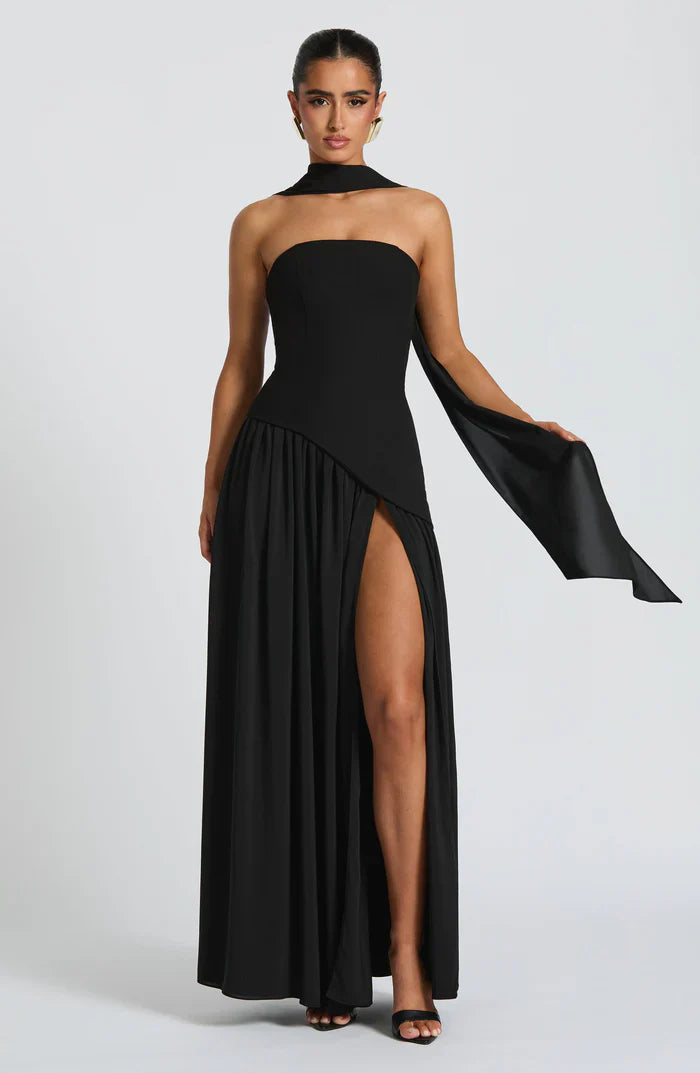MALIYAH MAXI DRESS  - BLACK