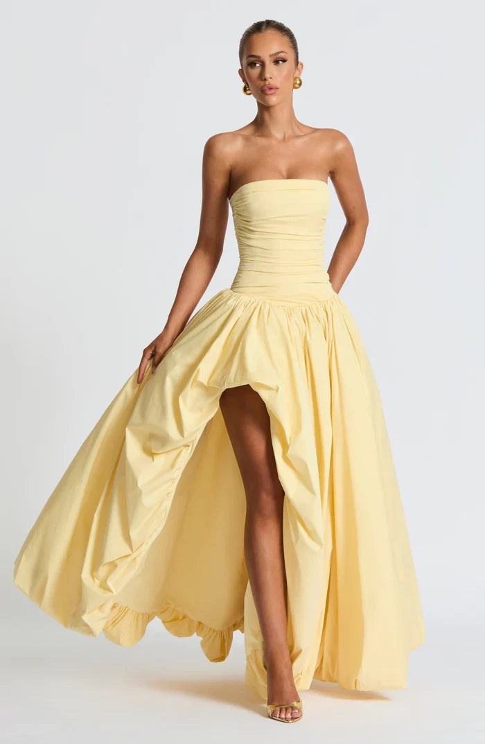 JILIAN MAXI DRESS - YELLOW