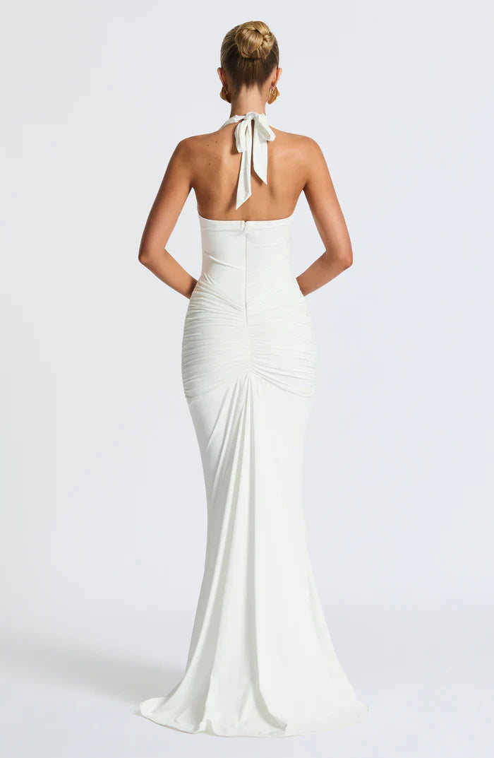 ROSETTA MAXI DRESS - WHITE