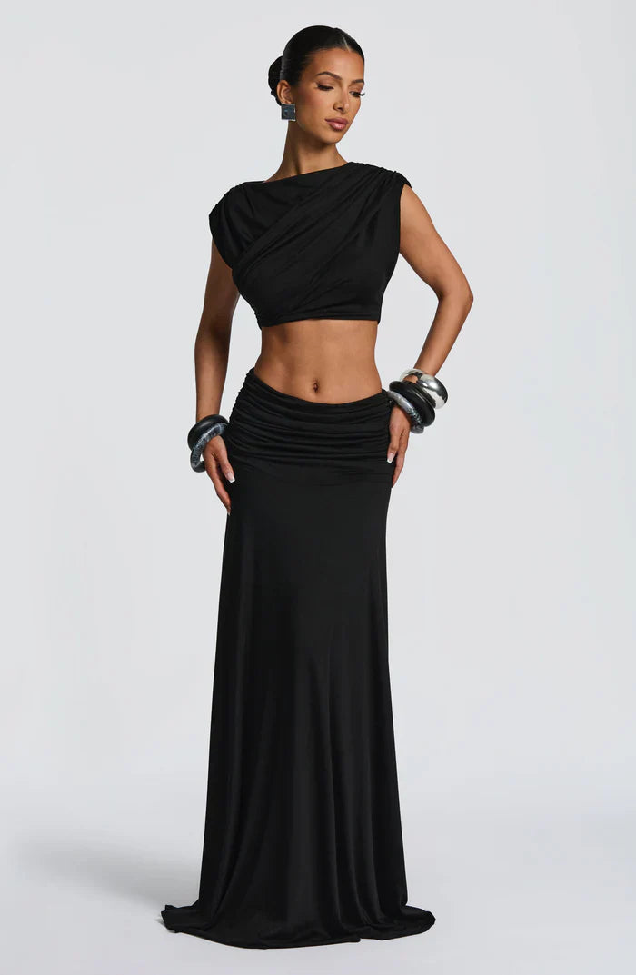 PAIGE MAXI DRESS - BLACK