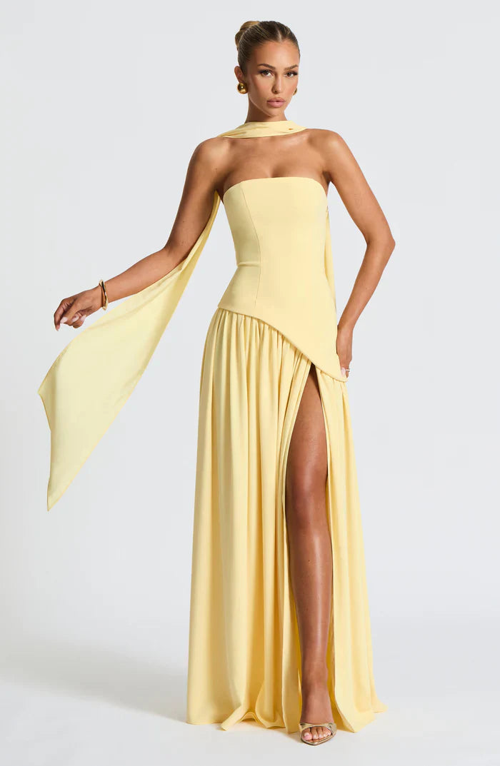 MALIYAH MAXI DRESS  - YELLOW