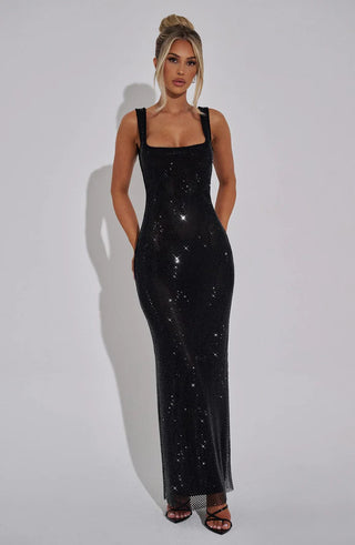 PETRA MAXI DRESS - BLACK