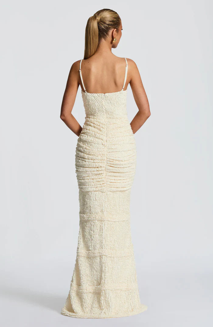 LYSANDRA MAXI DRESS - WHITE