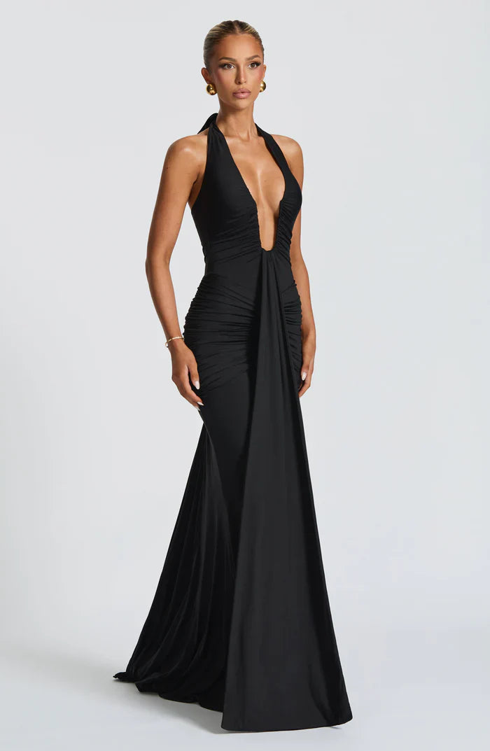 ROSETTA MAXI DRESS - BLACK