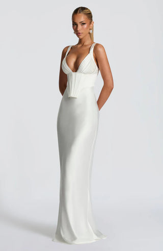 SHAE MAXI DRESS - WHITE