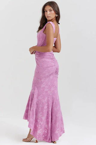 MOLLY MIDI DRESS - PINK