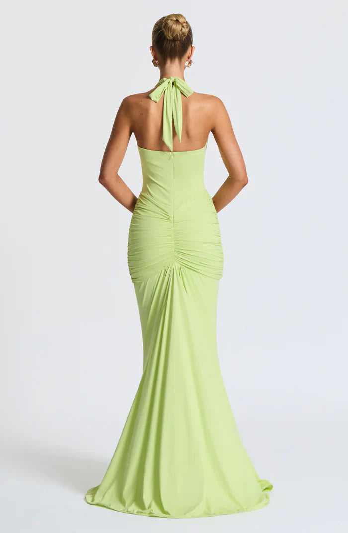 ROSETTA MAXI DRESS - LIME