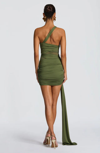 SHAZIA MINI DRESS - KHAKI