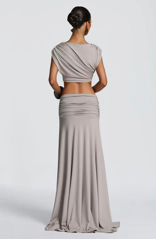 PAIGE MAXI DRESS - GREY