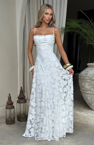 FRANCIS MAXI DRESS - WHITE