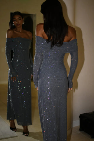 AURELIA MAXI DRESS - GREY