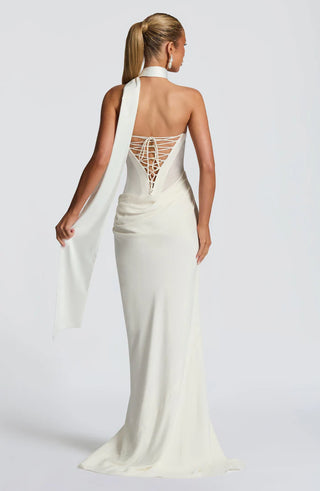 LIORA MAXI DRESS - WHITE