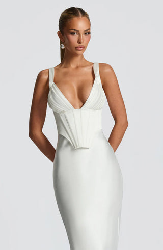 SHAE MAXI DRESS - WHITE