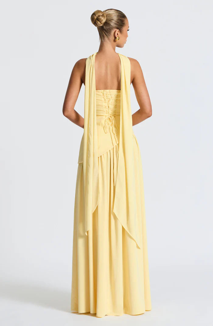 MALIYAH MAXI DRESS  - YELLOW