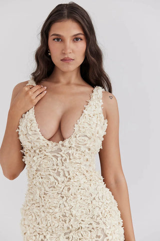 ROBYN MAXI DRESS - WHITE