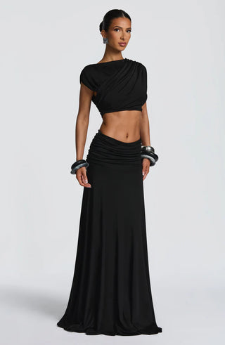 PAIGE MAXI DRESS - BLACK