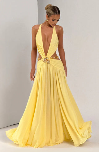 INDIANNA MAXI DRESS - YELLOW