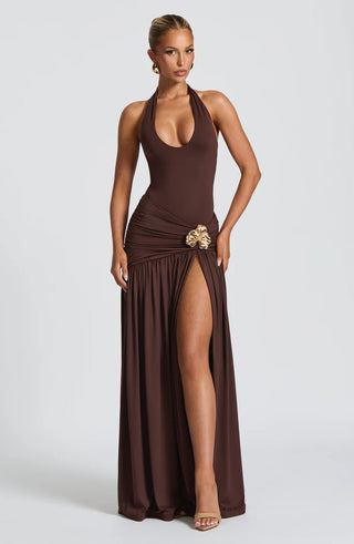 ODELE BODY SUIT - BROWN