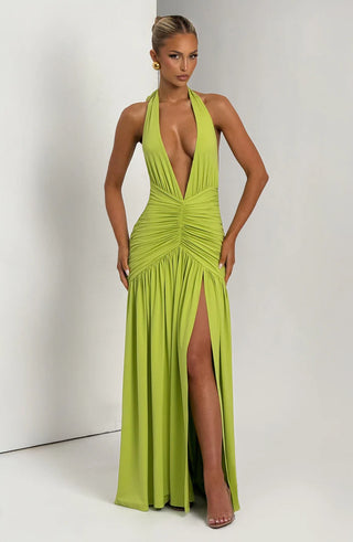 MELANIA MAXI DRESS - LIME