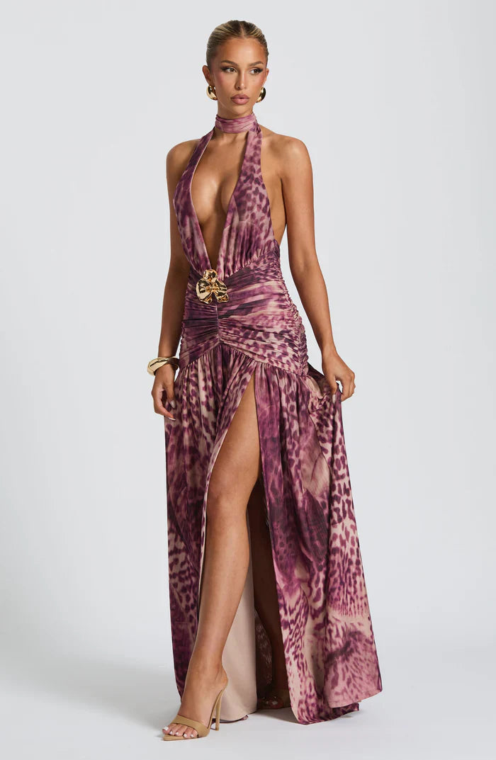 MELANIA MAXI DRESS - PURPLE