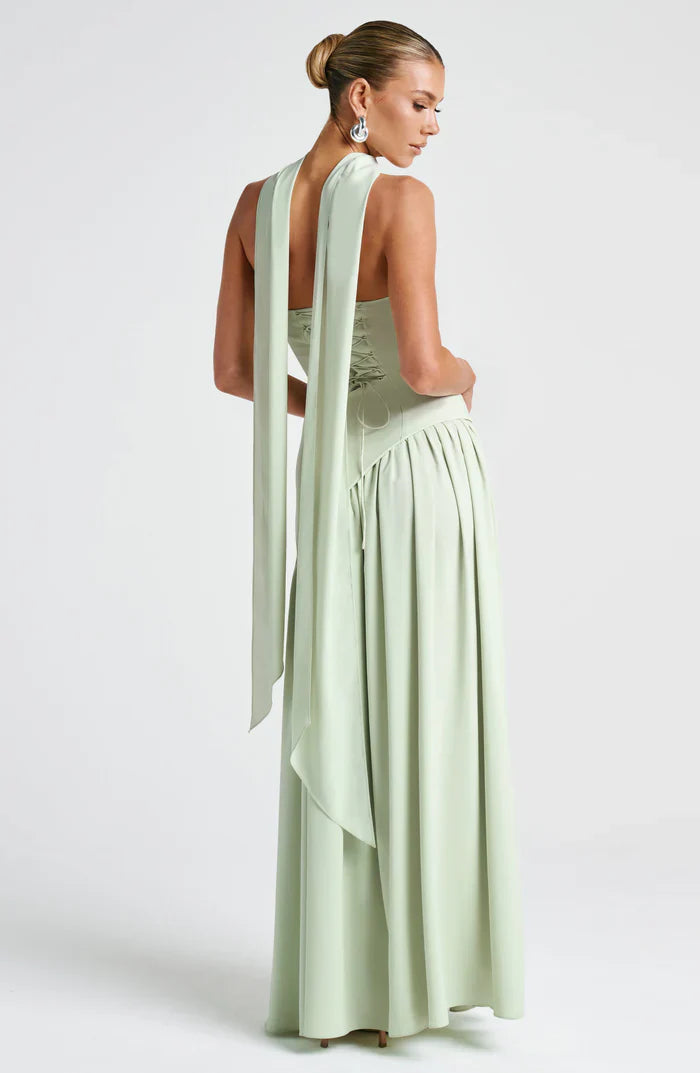 MALIYAH MAXI DRESS  - MINT