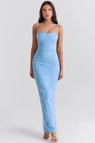 LYRA MAXI DRESS - LIGHT BLUE
