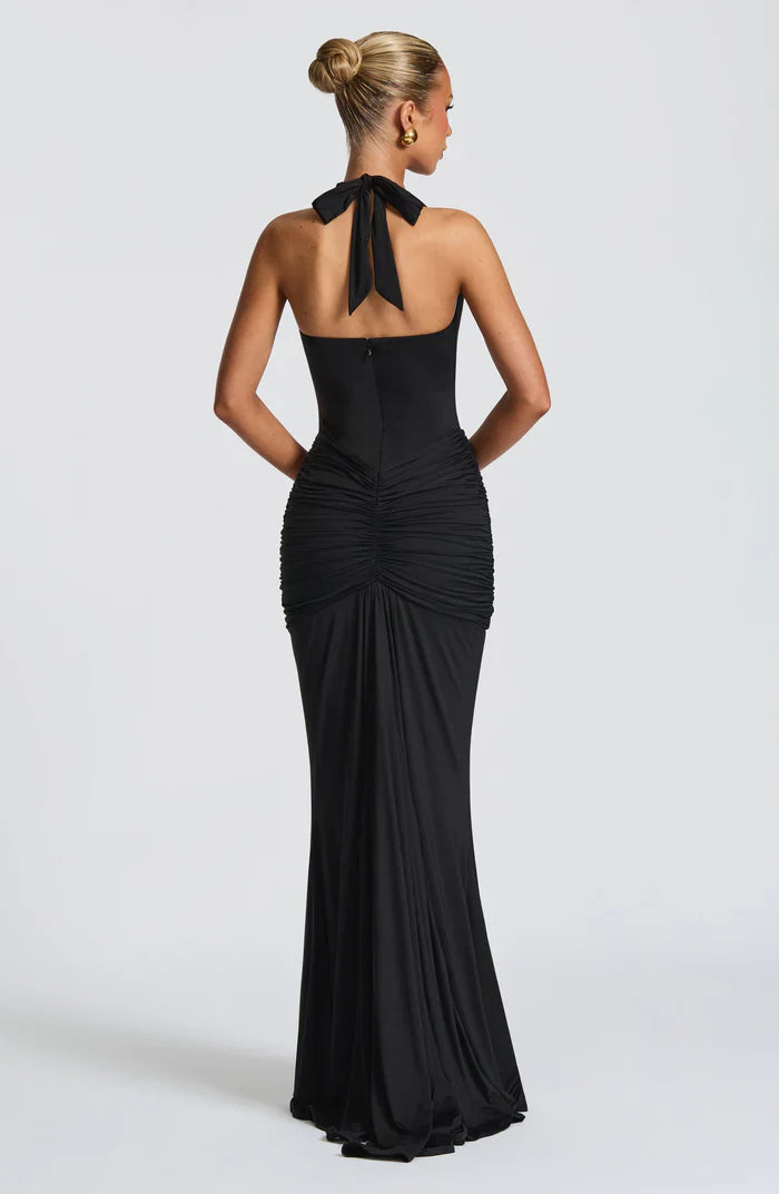 ROSETTA MAXI DRESS - BLACK