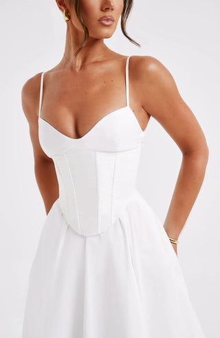 MARIELLA MIDI DRESS - WHITE
