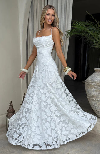 FRANCIS MAXI DRESS - WHITE
