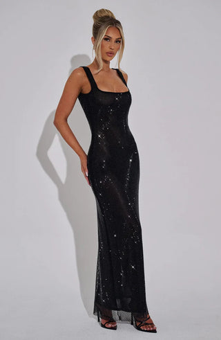 PETRA MAXI DRESS - BLACK