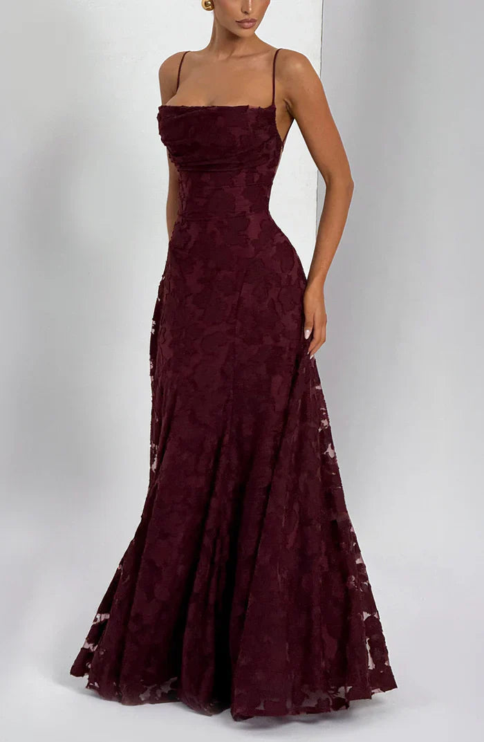 FRANCIS MAXI DRESS - WINE