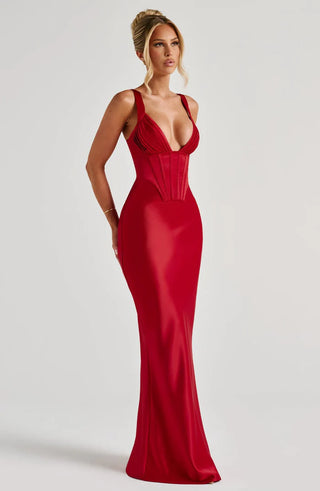 SHAE MAXI DRESS - RED