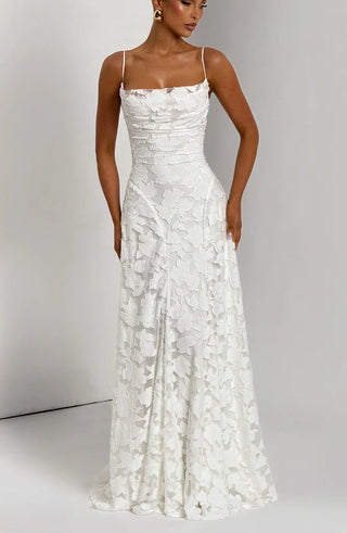 FRANCIS MAXI DRESS - WHITE