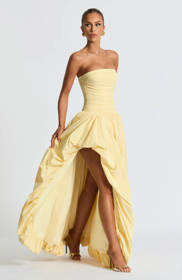 JILIAN MAXI DRESS - YELLOW