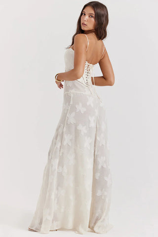 MYA MAXI DRESS - WHITE