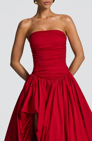 JILIAN MAXI DRESS - RED