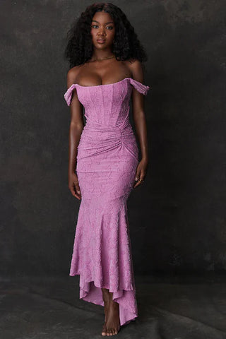 MOLLY MIDI DRESS - PINK