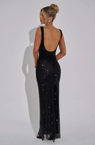 PETRA MAXI DRESS - BLACK