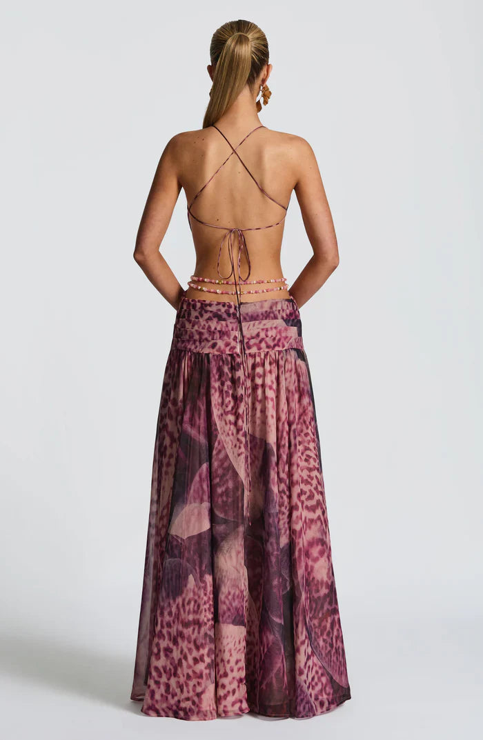 INDIANNA MAXI DRESS - PURPLE