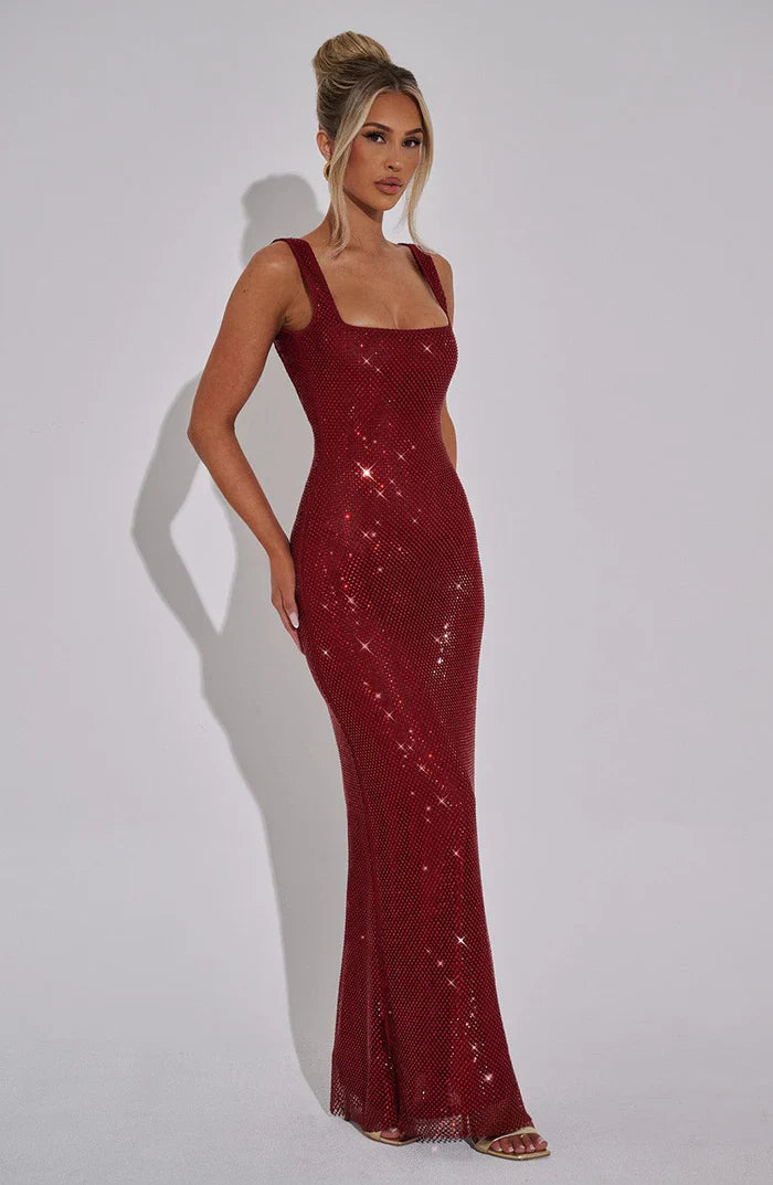 PETRA MAXI DRESS - RED