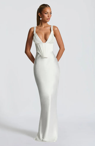 SHAE MAXI DRESS - WHITE