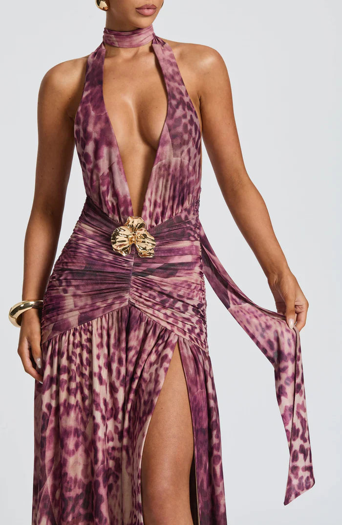 MELANIA MAXI DRESS - PURPLE