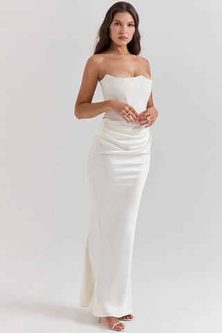 ROSALIND MAXI DRESS - WHITE