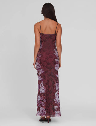 JULIANNA MAXI DRESS - MAROON